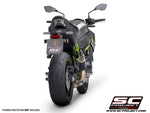 SC Project Exhaust CR-T carbon with stoneguard grid for z900 (2020) Without Carbon Heat Protection
