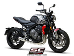 SC-PROJECT | SC-PROJECT Triumph Trident 660 (2021–2024) SC-Project CR-T Full Exhaust System