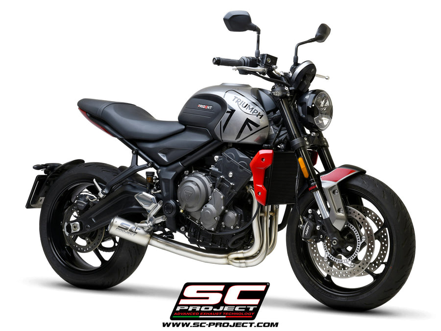 SC-PROJECT | SC-PROJECT Triumph Trident 660 (2021–2024) SC-Project CR-T Full Exhaust System