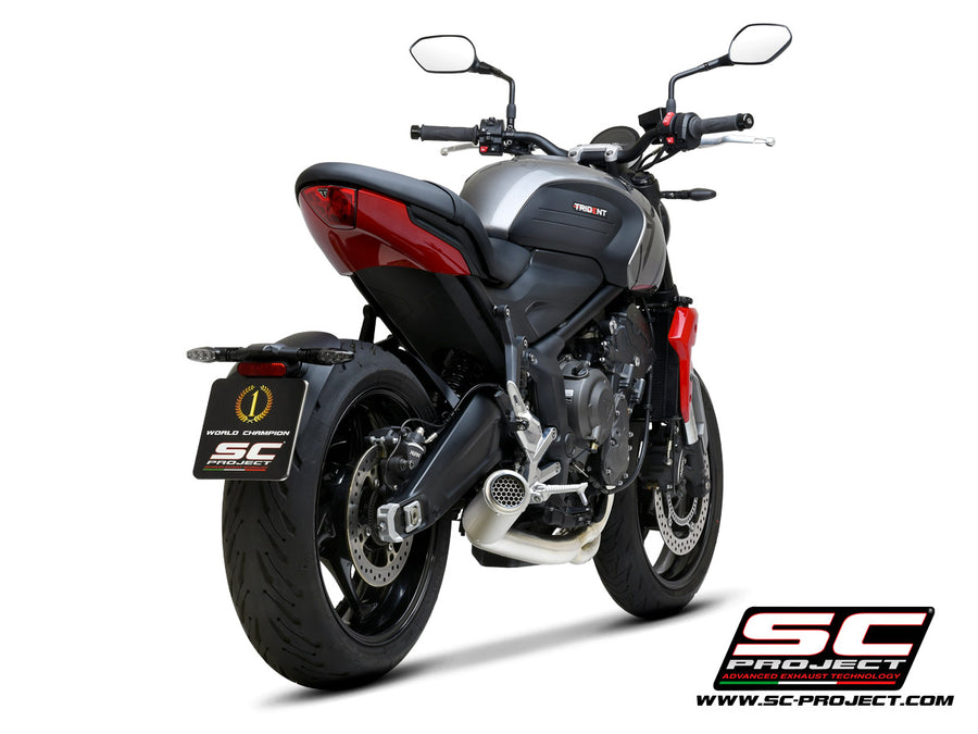 SC-PROJECT | SC-PROJECT Triumph Trident 660 (2021–2024) SC-Project CR-T Full Exhaust System