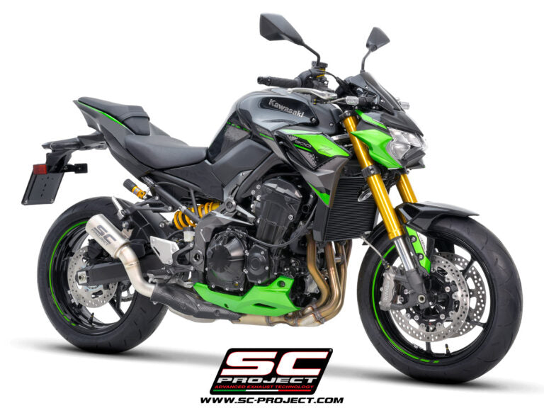 SC Project CR-T Titanium (2020-2024) With Stoneguard Grid Exhaust for Kawasaki Z900