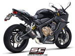 SC Project SC1-S Titanium Full Exhaust System 3-1 for Triumph Street Triple 765 RS (2023-24)