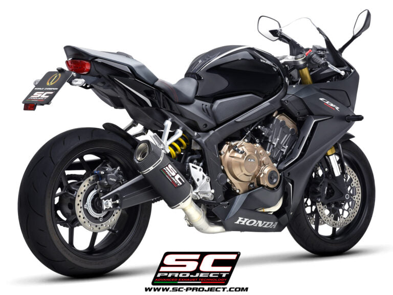 SC Project SC1-S Titanium Full Exhaust System 3-1 for Triumph Street Triple 765 RS (2023-24)