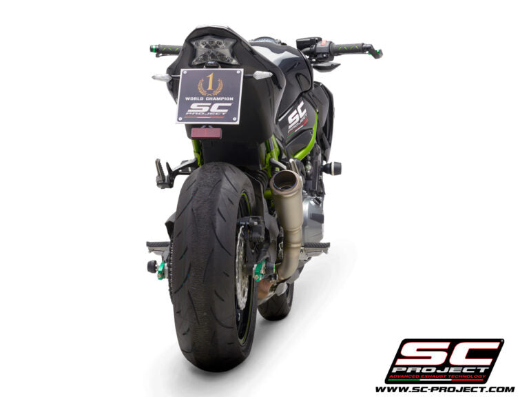 SC Project Exhaust S1-GP Slip-On Titanium (2017-2019) for Kawasaki Z900