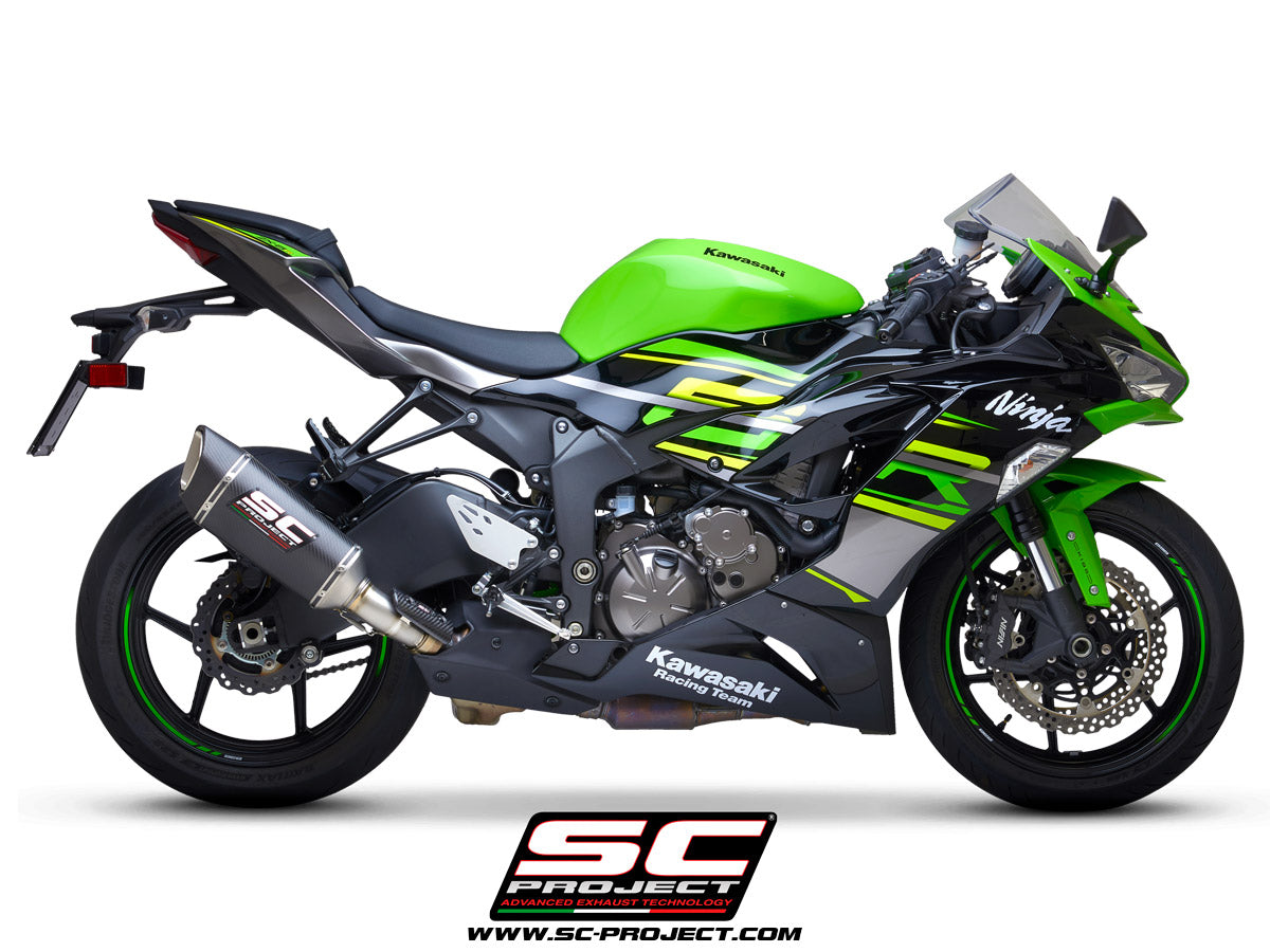 SC Project SC1-R Carbon (2019-21) Exhaust for Kawasaki Ninja ZX-6R