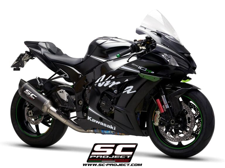 SC Project Exhaust SC1-R Titanium (16-20) with de cat link pipe for ZX 10 R
