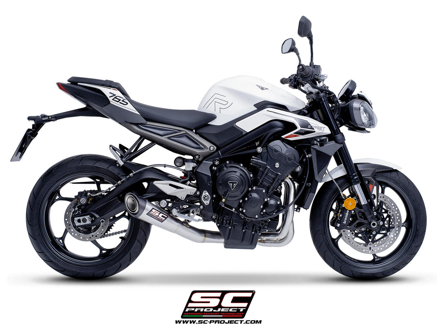 SC-PROJECT | Triumph Street Triple 765 R/RS (2023–2024) SC-Project S1 Full Exhaust System