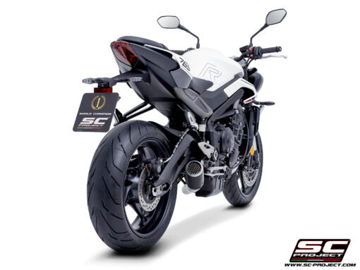 SC Project CR-T Carbon Full Exhaust System 3-1 for Triumph Street Triple 765 RS (2023-24)