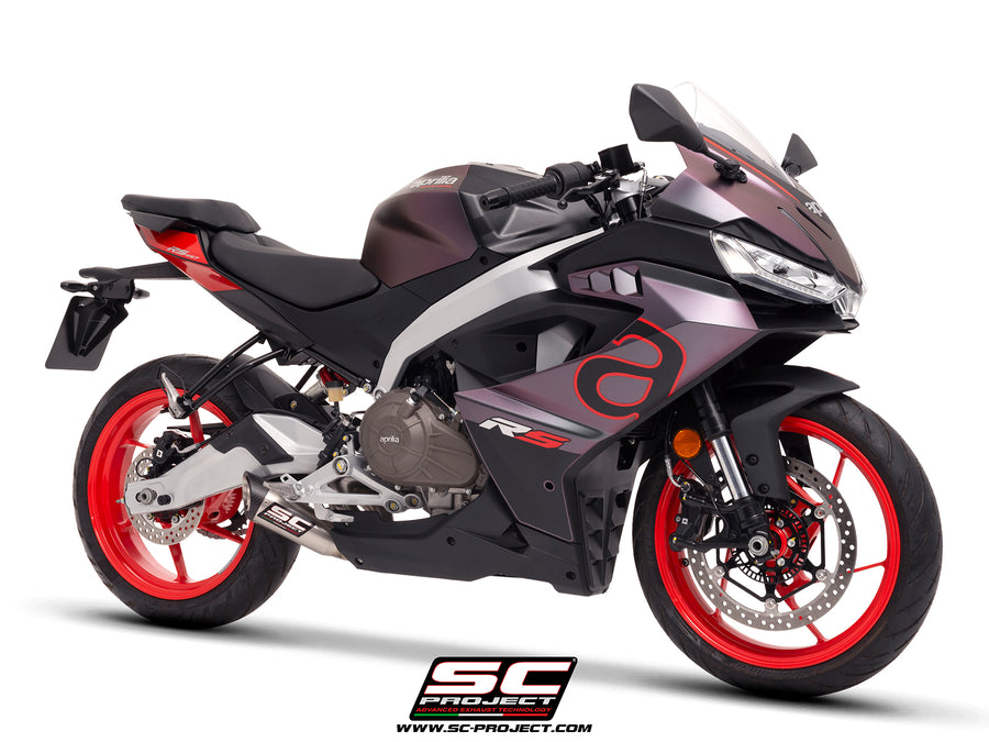 SC-PROJECT | SC-PROJECT S1 STAINLESS STEEL FULL EXHAUST SYSTEM FOR APRILIA RS 457 2024-2026