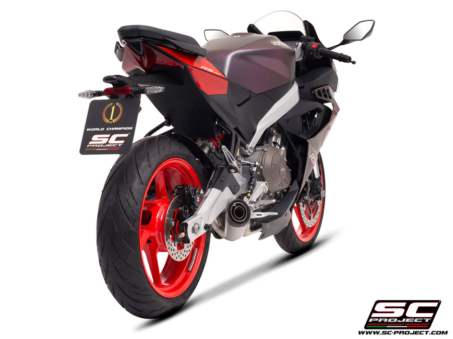 SC-PROJECT | SC-PROJECT S1 STAINLESS STEEL FULL EXHAUST SYSTEM FOR APRILIA RS 457 2024-2026