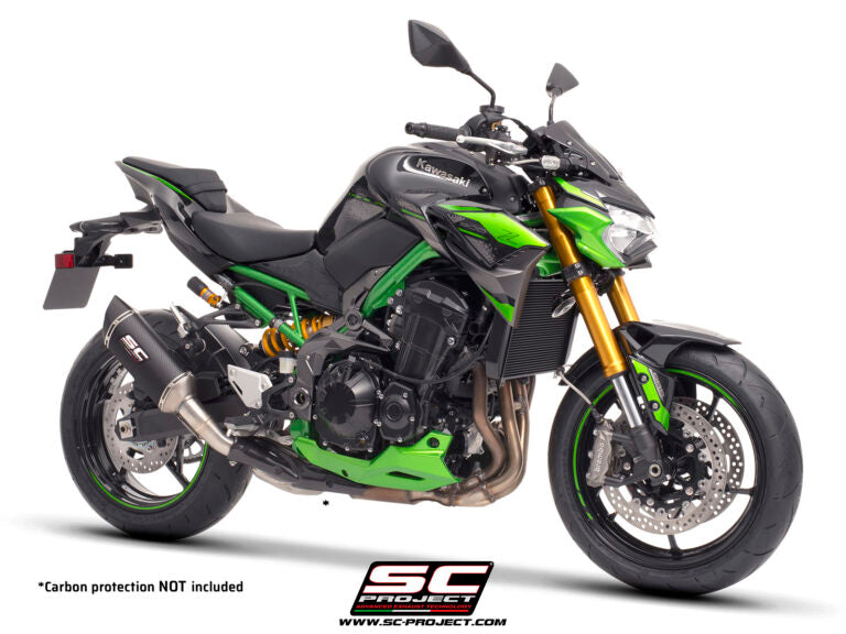 SC Project SC1-S Titanium Exhaust for Z900 (2020) without CARBON Heat Protection