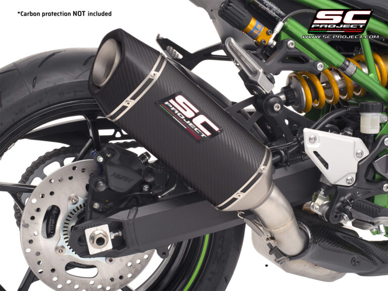 SC Project Exhaust SC1-S carbon for Z900 (2020) without heat carbon protector