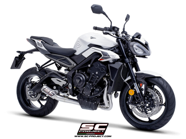 SC Project CR-T Titanium Full Exhaust System 3-1 for Triumph Street Triple 765 RS (2023-24)