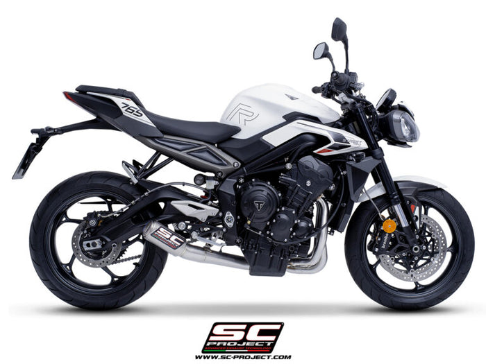 SC Project CR-T Titanium Full Exhaust System 3-1 for Triumph Street Triple 765 RS (2023-24)
