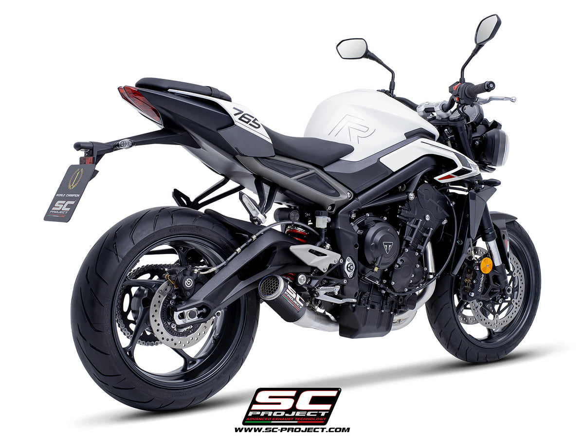 SC-PROJECT | SC-PROJECT Triumph Street Triple 765 R/RS (2024–2026) CR-T Full Exhaust System (Euro 5+)