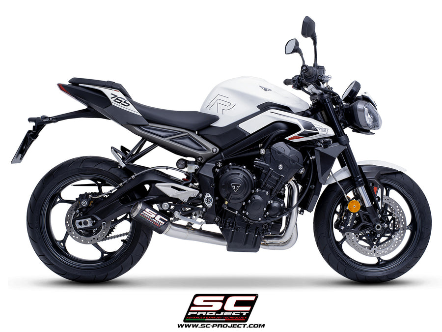 SC-PROJECT | SC-PROJECT Triumph Street Triple 765 R/RS (2024–2026) CR-T Full Exhaust System (Euro 5+)