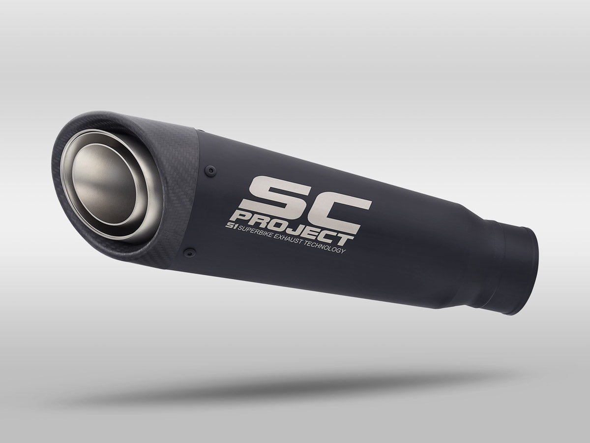SC Project Exhaust S1 Titanium Matt Black for Z900 (2025)