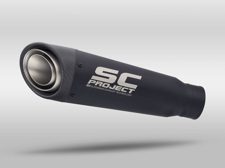SC Project Exhaust S1 Titanium Matt Black for Z900 (2025)