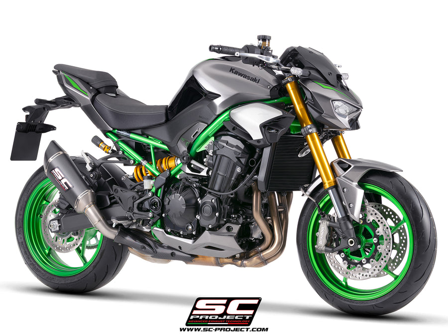 SC-PROJECT | SC-PROJECT SC1-R CARBON FIBRE EXHAUST FOR KAWASAKI Z900 / Z900 A2 2025