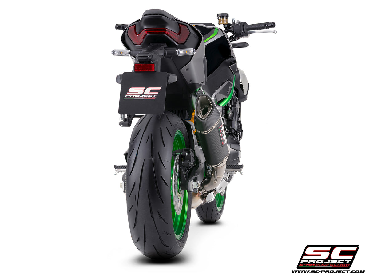 SC-PROJECT | SC-PROJECT SC1-R CARBON FIBRE EXHAUST FOR KAWASAKI Z900 / Z900 A2 2025