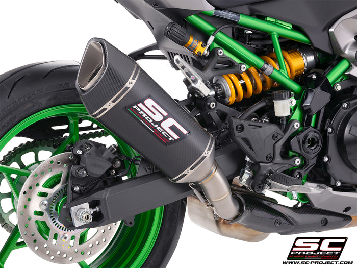 SC-PROJECT | SC-PROJECT SC1-R CARBON FIBRE EXHAUST FOR KAWASAKI Z900 / Z900 A2 2025