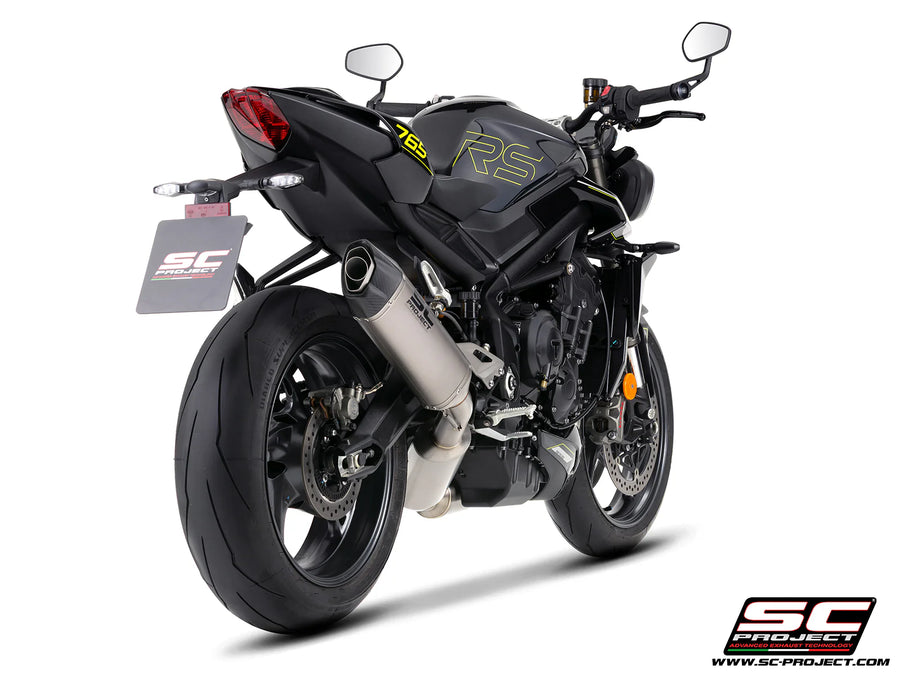 3-1 stainless steel full exhaust system, with SC1-X carbon exhaust STREET TRIPLE 765 (2024 – 2026) – EURO 5+ (Copy)