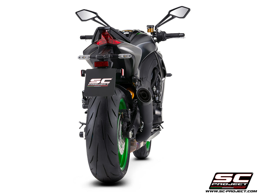 SC-PROJECT | Kawasaki Z1100 SE 2026 SC-Project S1 Titanium Exhaust (Matte Black)