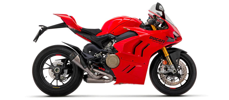 ARROW EXHAUST | DUCATI STREETFIGHTER V4 / PANIGALE V4 2020-24 | Titanium Works silencers (right and left) with titanium link pipies | 71162PK