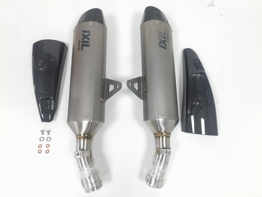 IXIL Exhaust for SUZUKI GSXR 1300 HAYABUSA 2021-2024 - Black XTREME Carbon Slip-On Silencer
