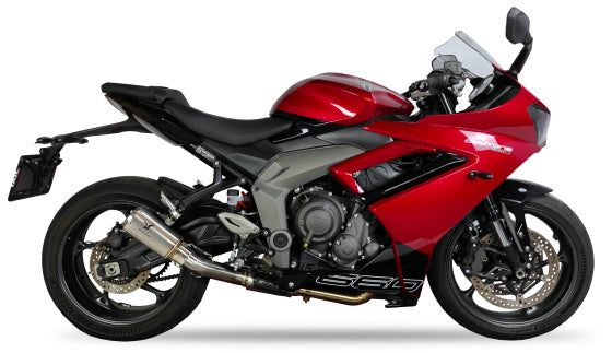 Ixil Exhaust |Triumph Daytona 660 IXRACE MK2 Stainless Steel Conical Full Exhaust System