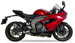 Ixil Exhaust |Triumph Daytona 660 IXRACE MK1B Black Conical Full Exhaust System
