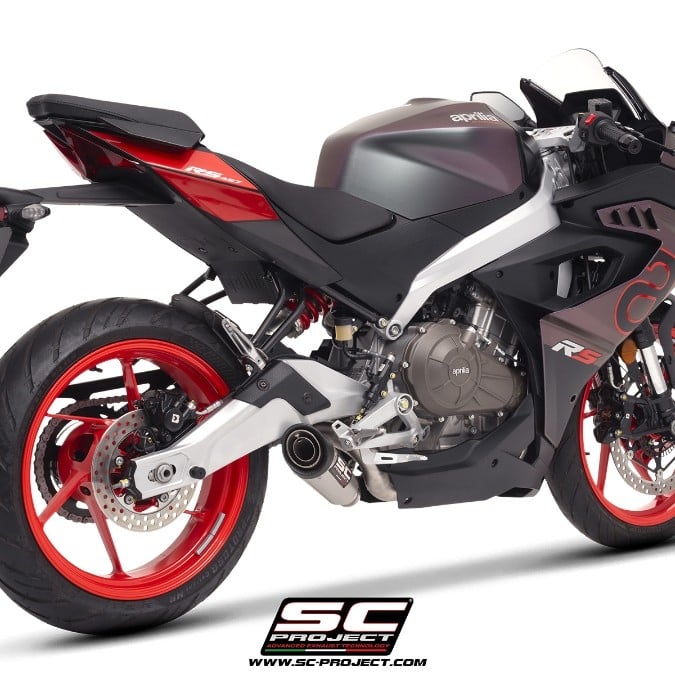 SC-PROJECT | SC-PROJECT S1 STAINLESS STEEL FULL EXHAUST SYSTEM FOR APRILIA RS 457 2024-2026