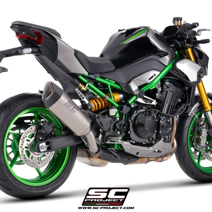 SC-PROJECT | SC-PROJECT SC1-R CARBON FIBRE EXHAUST FOR KAWASAKI Z900 / Z900 A2 2025