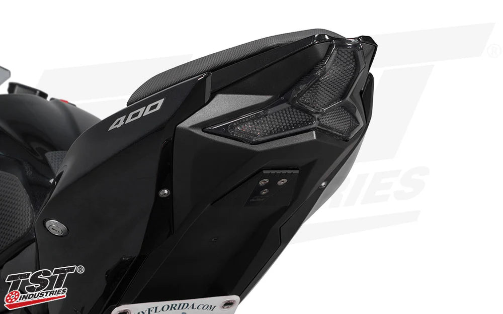 TST | TST PROGRAMMABLE AND SEQUENTIAL LED INTEGRATED TAIL LIGHT FOR KAWASAKI ZX-4RR 2023+ / ZX-4R 2024+/KAWASAKI ZX-10R 2021-2025/KAWASAKI NINJA 400 2018-2023