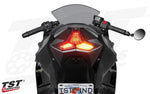 TST | TST PROGRAMMABLE AND SEQUENTIAL LED INTEGRATED TAIL LIGHT FOR KAWASAKI ZX-4RR 2023+ / ZX-4R 2024+/KAWASAKI ZX-10R 2021-2025/KAWASAKI NINJA 400 2018-2023