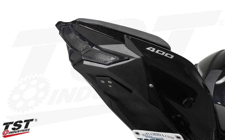 TST | TST PROGRAMMABLE AND SEQUENTIAL LED INTEGRATED TAIL LIGHT FOR KAWASAKI ZX-4RR 2023+ / ZX-4R 2024+/KAWASAKI ZX-10R 2021-2025/KAWASAKI NINJA 400 2018-2023