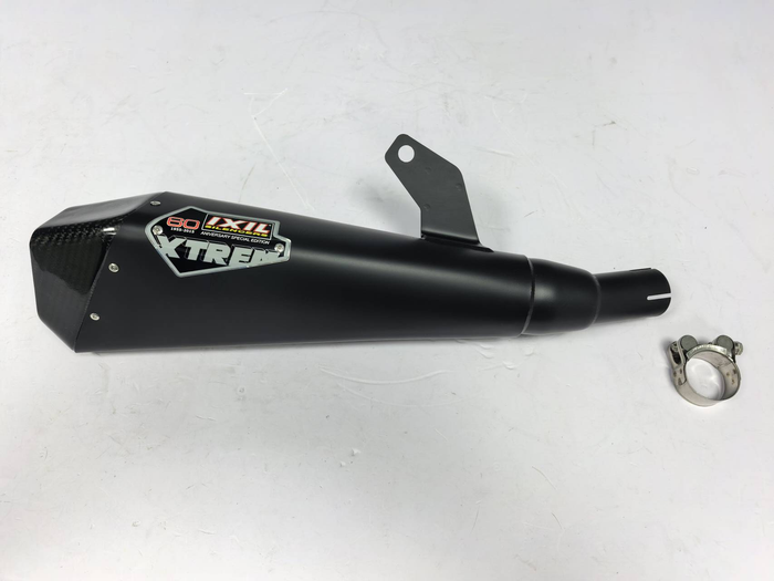 IXIL XTREME Black Slip-On Exhaust for KAWASAKI NINJA 250-300 R 2013 - Black Edition Racing Silencer
