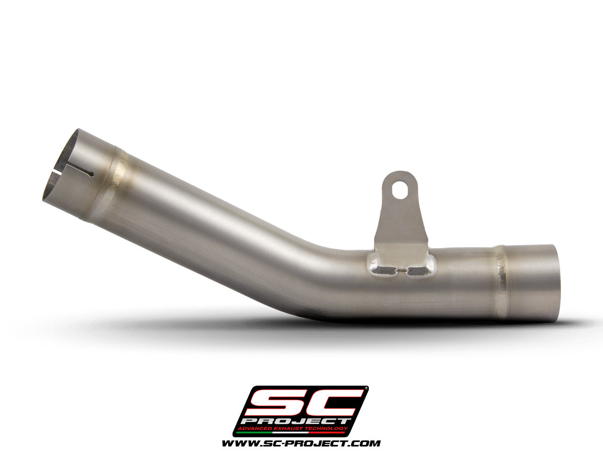 SC Project Titanium Center Link Pipe Compatible With Specific Exhaust for Kawasaki Ninja ZX-6R (19-21)