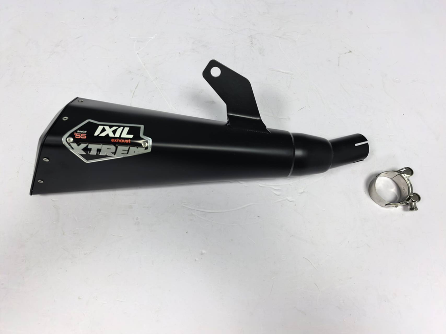 IXIL XTREME Black Slip-On Exhaust for KAWASAKI NINJA 250-300 R 2013 - Conical Black Muffler