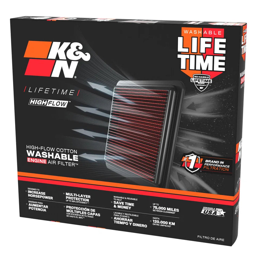 K&N Air Filter for Suzuki GSX1300R Hayabusa 1300 (2021-2026) (SU-1321)