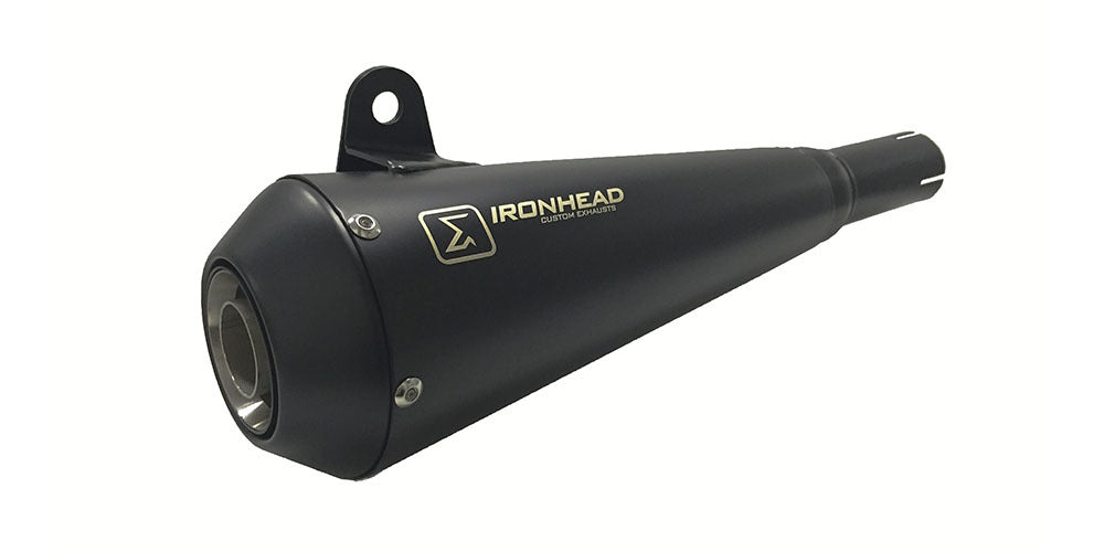 Ixil Exhaust | Triumph Bonneville T100 (2007-2015) IXIL IRONHEAD Black Stainless Steel Exhaust