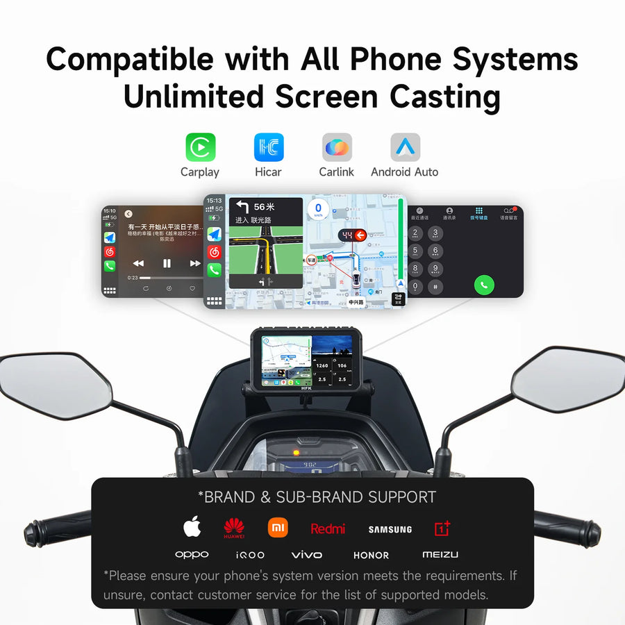 HFK | HC50-RM   Smart   Motorcycle   CarPlay   (Basic Kit)