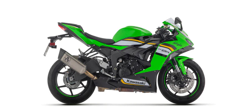 ARROW EXHAUST | Kawasaki ZX-6R 2024-26 | Pista titanium silencer | 71509PT