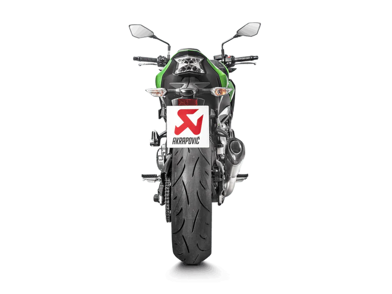 AKRPOVIC | Kawasaki Z900 2017 -2019 Slip-On Line (Titanium) - Shorty | S-K9SO4-ASZT