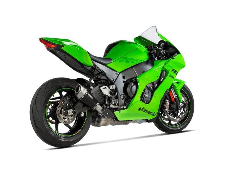 S-K10SO28-ASZTBL | AKRPOVIC | Kawasaki ZX-10R 2021-2025 Slip-On Line (Titanium)