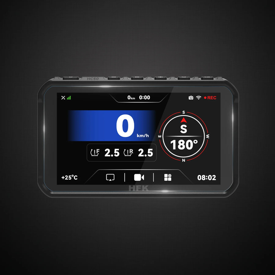 HFK | HFK   Screen   Protector   HC50/HC50-RM Motorcycle   Carplay   Dashcam