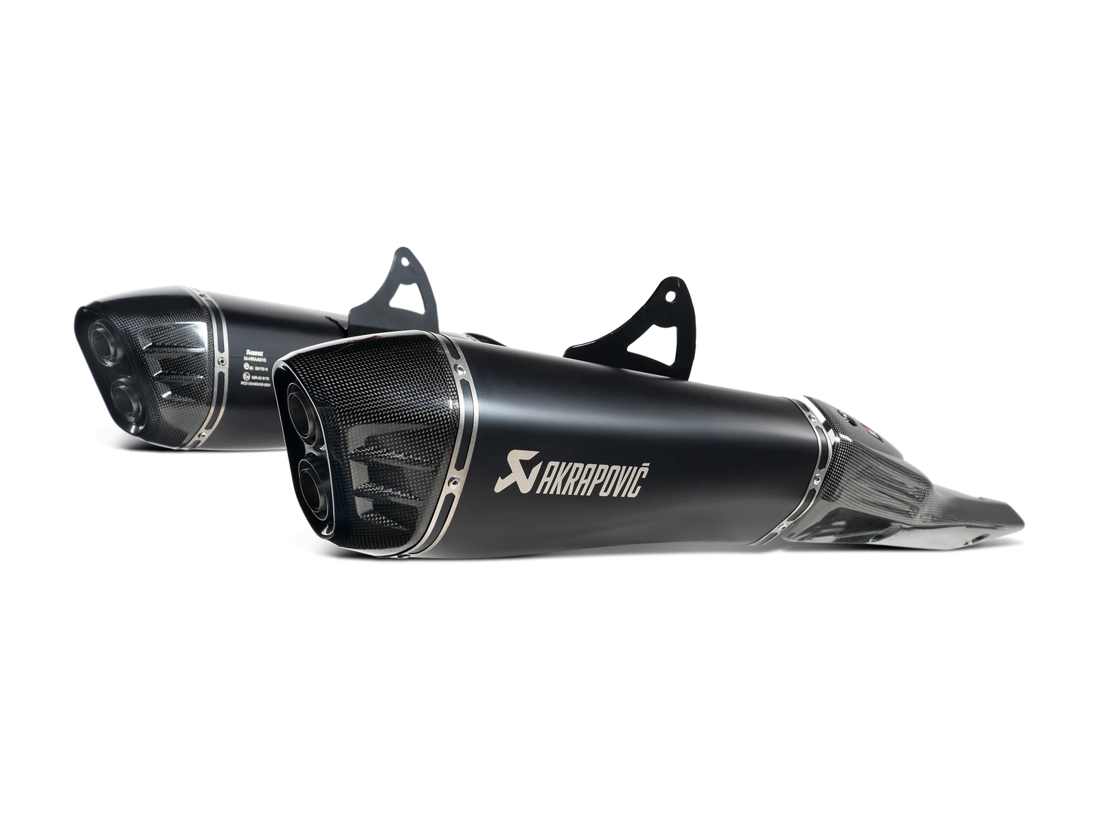 S-S13SO4-HRAATBL | AKRAPOVIC EXHAUST | Suzuki GSX-1300R Hayabusa 2025-2026 Titanium Slip-On Line Exhaust System