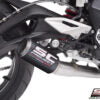 SC Project CR-T Titanium 3-1 Stainless Steel full exhaust system with stoneguard grid for Street Triple 765 R-RS-R A2 (2024-2025)