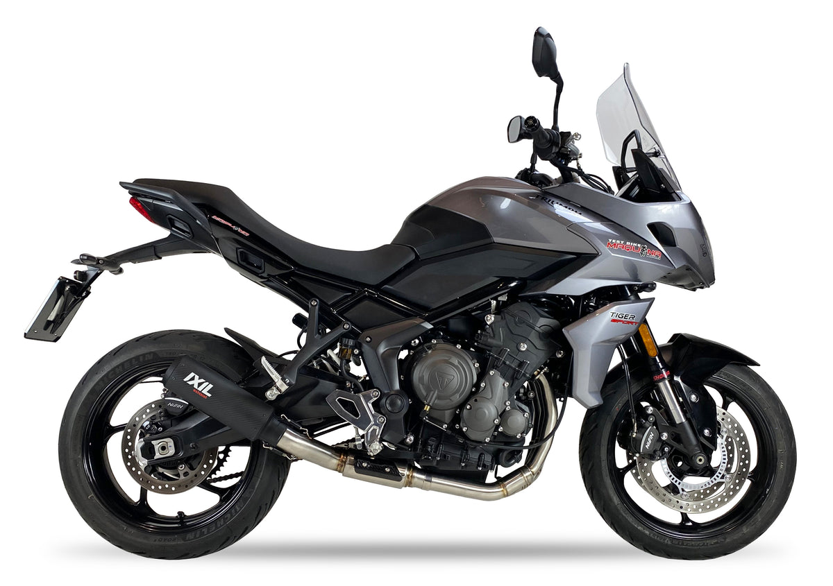 Ixil Exhaust | Triumph Tiger 660 Sport (2022) IXIL RCR Carbon Fibre Full Exhaust System