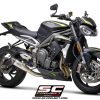 SC Project S1 Titanium Exhaust for Triumph Street Triple 765 – RS (2017-19)